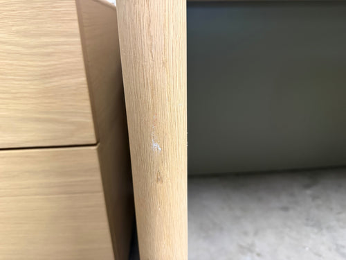 Torme 44" Height Adjustable Desk - White Oak
