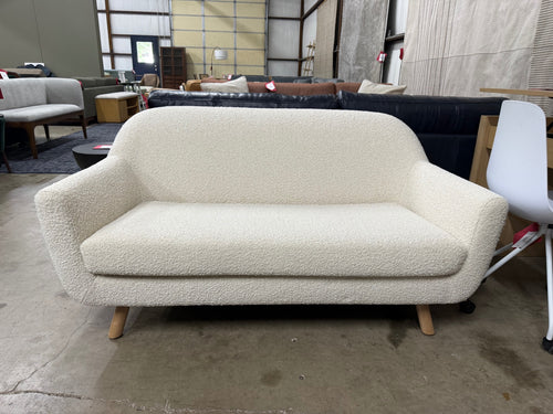 Gabriola 64" Loveseat - Ivory Bouclé