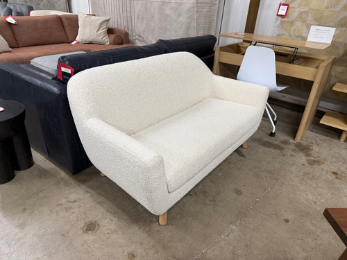 Gabriola 64" Loveseat - Ivory Bouclé