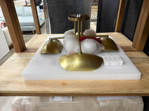 Coy Flushmount Ceiling Light - Brass