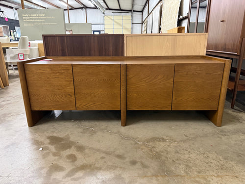 Torme 72" Media Unit - Smoked Oak