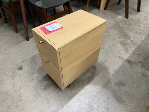 Krossa 12" File Cabinet - White Oak