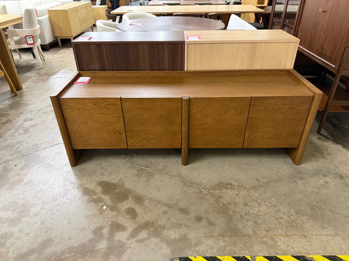 Torme 72" Media Unit - Smoked Oak