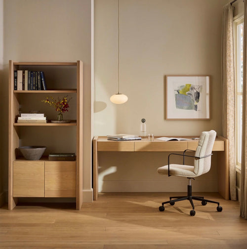 Gerven Office Chair - Cobblestone Ivory