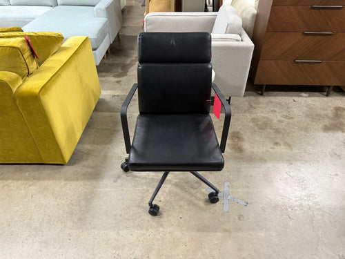 Gerven Leather Office Chair - Oxford Black