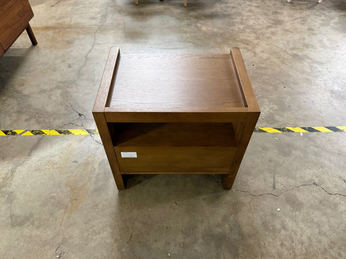 Torme 1-Drawer Nightstand - Smoked Oak