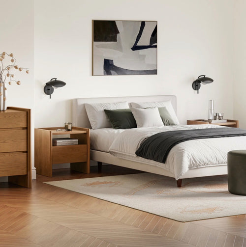Torme 1-Drawer Nightstand - Smoked Oak