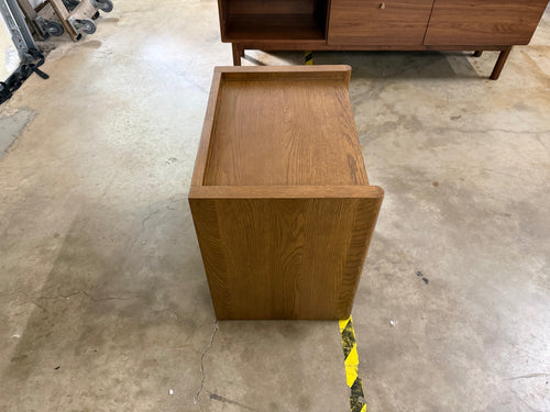 Torme 1-Drawer Nightstand - Smoked Oak