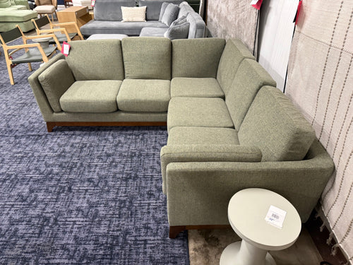 Ceni 88" Corner Sectional - Hemlock Green