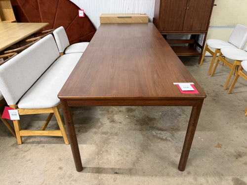 Heidi 78" - 97.5" Extendable Dining Table - Walnut