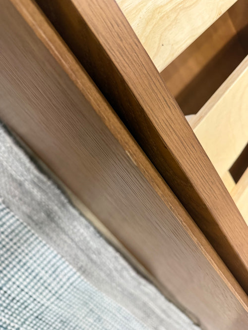Leif Full Platform Storage Bed - Smoked Oak