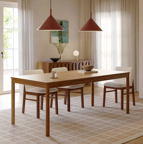 Heidi 78" - 97.5" Extendable Dining Table - Walnut