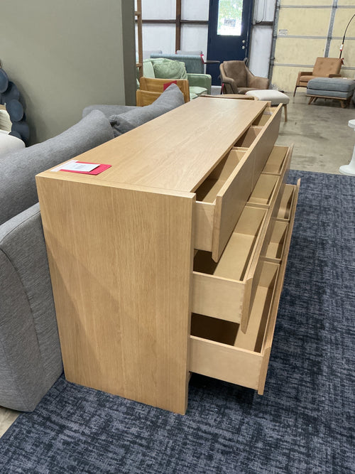 Leif 9-Drawer Triple Dresser - White Oak
