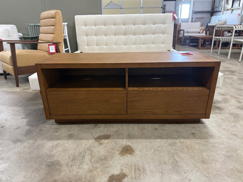 Leif 54" Media Unit - Smoked Oak