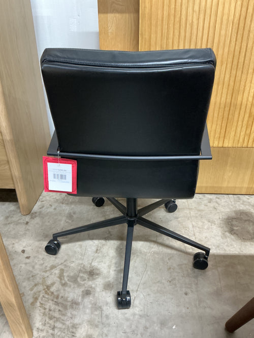 Gerven Leather Office Chair - Oxford Black