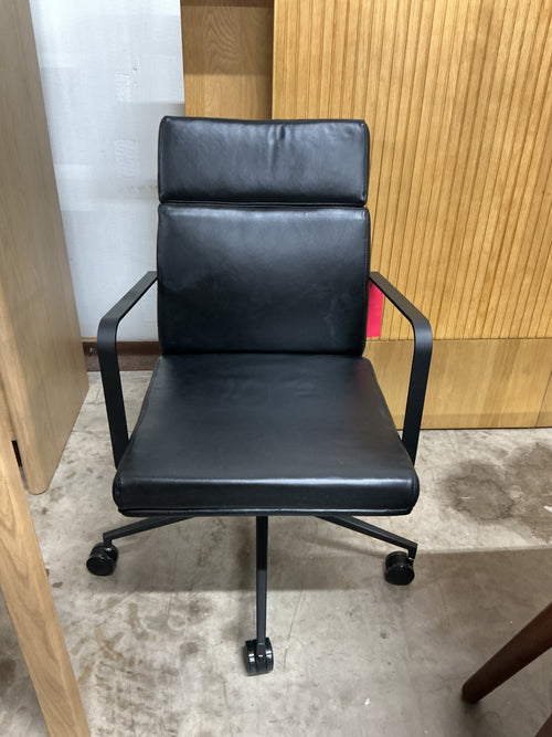 Gerven Leather Office Chair - Oxford Black