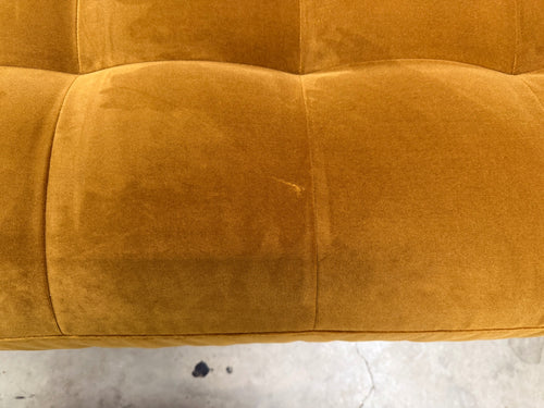 Sven 88" Tufted Velvet Sofa Bed - Plush Pacific Ginger
