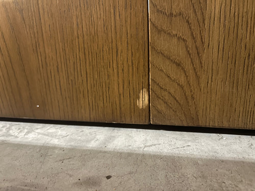 Kouva Queen Storage Headboard - Smoked Oak