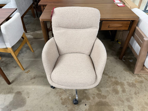 Bea Executive Office Chair - Sandstone Wool Bouclé