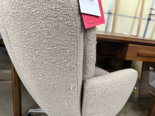 Bea Executive Office Chair - Sandstone Wool Bouclé