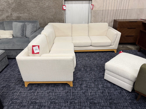 Ceni 88" Corner Sectional - Buckler Ivory