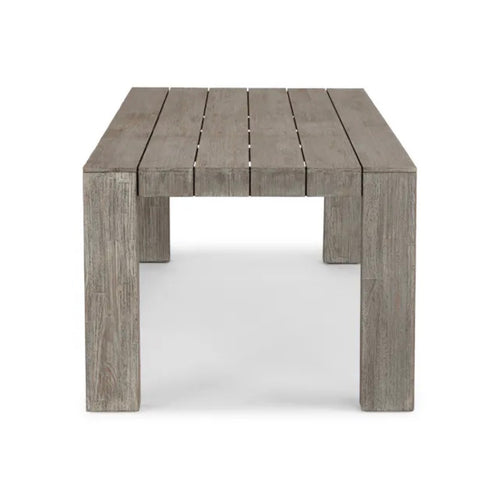 Atica 98" Outdoor Dining Table - Washed Acacia
