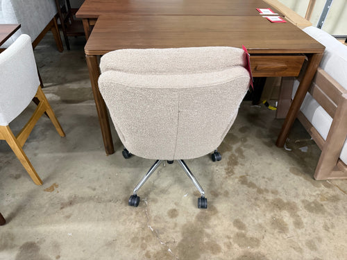 Bea Executive Office Chair - Sandstone Wool Bouclé