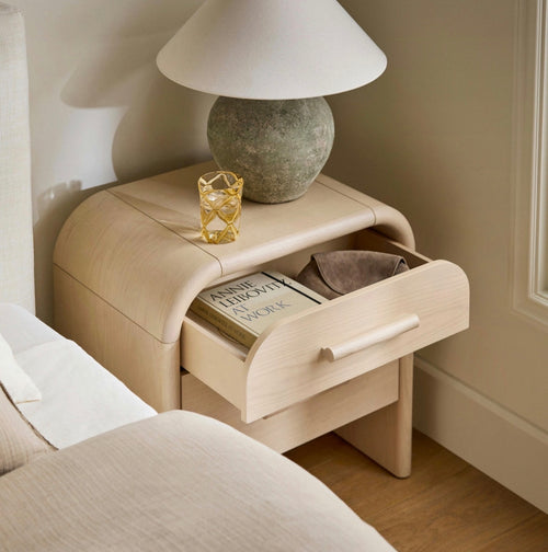 Faydra 2-Drawer Nightstand - Natural Ash
