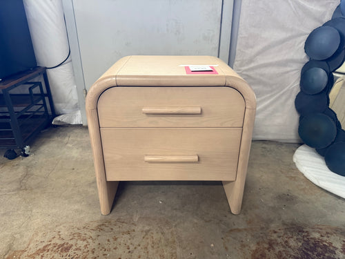 Faydra 2-Drawer Nightstand - Natural Ash