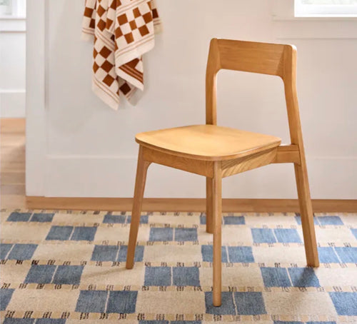 Set of 6 Gusfa Stackable Dining Chairs - Oak