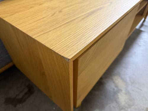 Seno 63" Low Media Unit - Oak