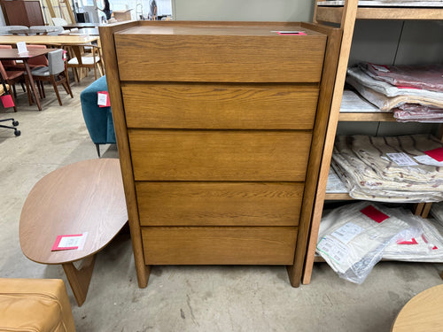 Torme 5-Drawer Chest - Smoked Oak