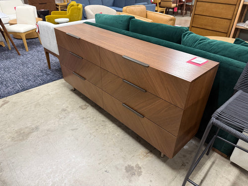 Nera 6-Drawer Double Dresser - Walnut