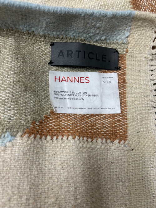 Hannes 5 X 8 Rug - Quilt Chevron