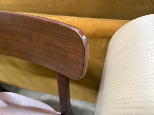 CLEARANCE Pair of Ecole Dining Chairs - Walnut