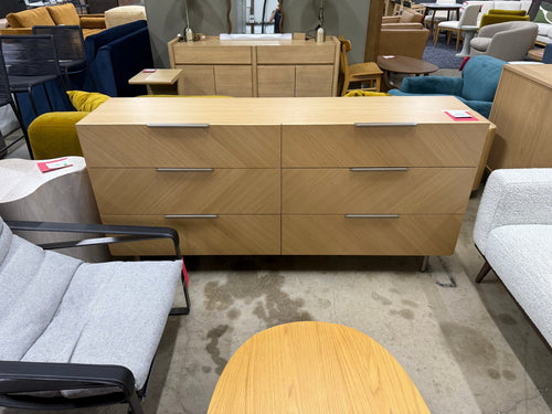 Nera 6-Drawer Double Dresser - Oak