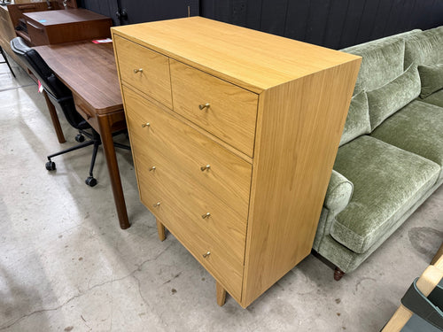 Cooper 5-Drawer Chest - Natural Oak