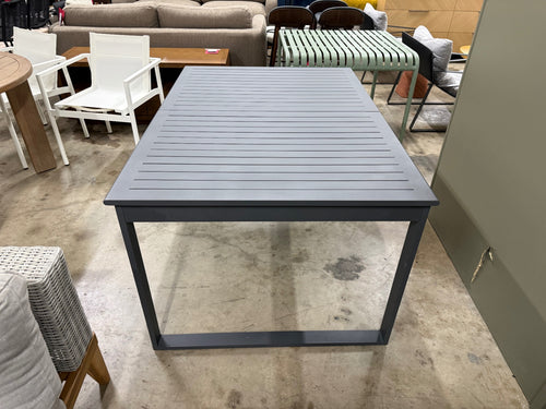 Ofer 56.5" - 80.5" Outdoor Extendable Dining Table - Dark Gray