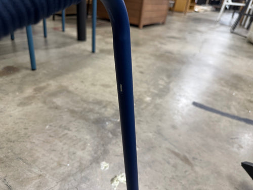 Pair of Manna Outdoor Dining Chair - Indigo Blue