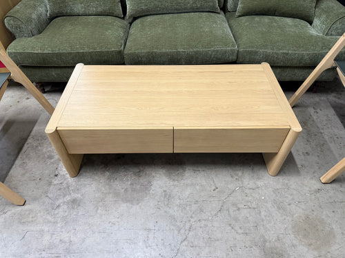 Torme 48" Storage Coffee Table - White Oak
