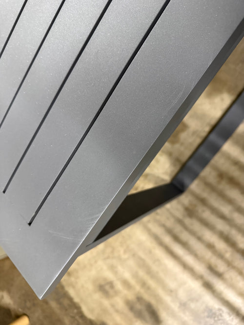 Ofer 56.5" - 80.5" Outdoor Extendable Dining Table - Dark Gray