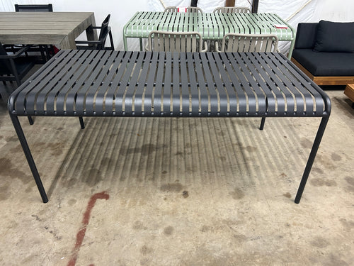 Sarek 67" Outdoor Dining Table - Black