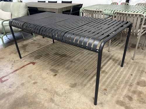 Sarek 67" Outdoor Dining Table - Black