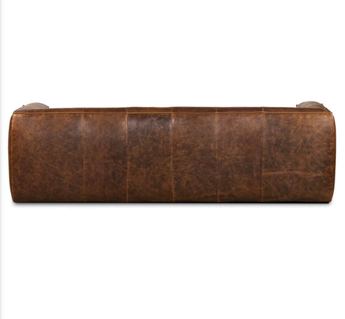 Poly & Bark Capa 96.5" Leather Sofa- Chocolate Brown
