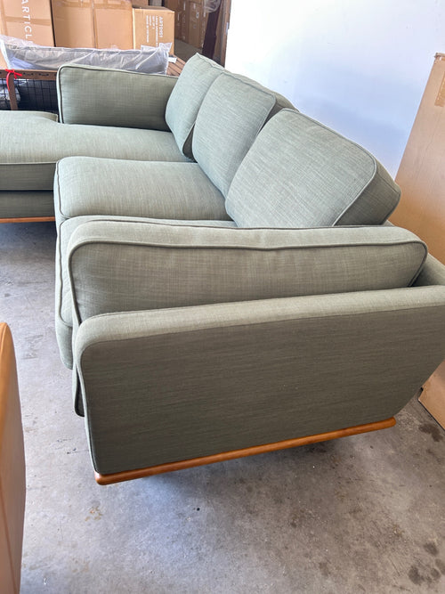 Timber 93" Left Sectional - Olio Green