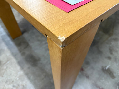 CLEARANCE Dako 76.75" Dining Table - Natural Oak