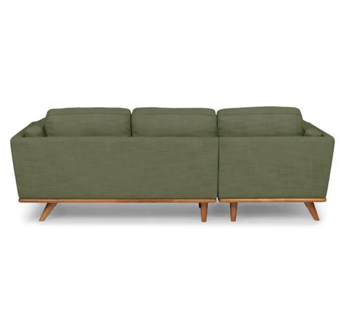 Timber 93" Left Sectional - Olio Green