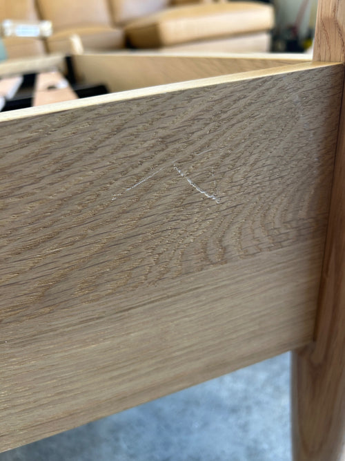 The Streamlined Lenia Storage Queen Bundle - White Oak