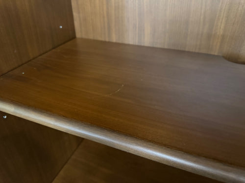 Frances 36" Bookcase With Storage - Walnut