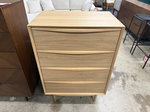 Lenia 4-Drawer Chest - White Oak
